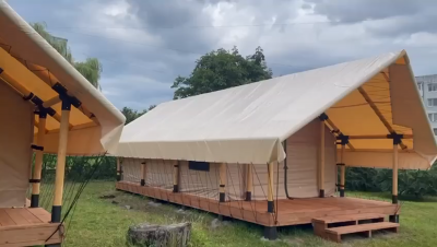 Пaлaтка для глэмпинга 4×5.3 m